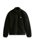 Tommy Jeans Tepláková bunda  čierna