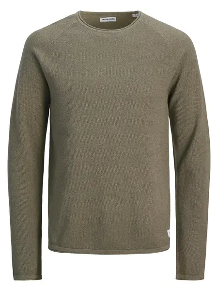 JACK & JONES Sveter 'Hill'  hnedá