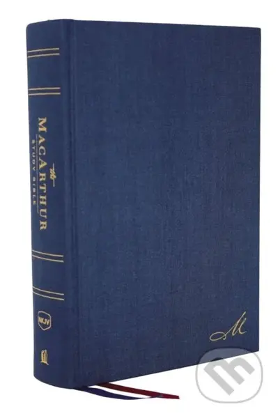 NKJV, MacArthur Study Bible, 2nd Edition, Cloth over Board, Blue, Comfort Print - kniha z kategorie Filozofie