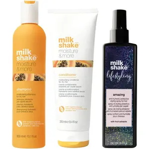 milk_shake® Moisture & More Threepack sada pro suché vlasy