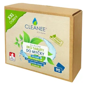 CLEANEE ECO Home eko tablety do myčky 90 ks, poškozený obal
