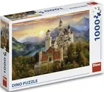 Puzzle Malovaný Neuschwanstein 1000 dílků