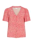 VILA Blúzka 'VIGrace'  melónová / biela