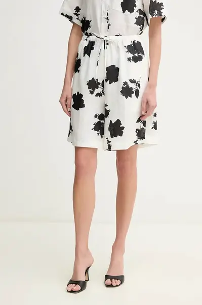 Lněné kraťasy Liviana Conti