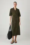 Šaty s příměsí lnu Medicine