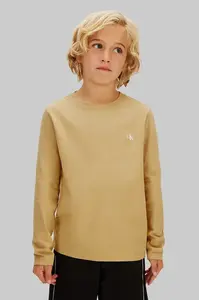 Dětské bavlněné tričko s dlouhým rukávem Calvin Klein Jeans 2-pack