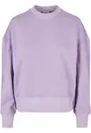 Dámský oversized Terry Crewneck lila