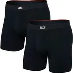 SAXX VIBE XTRA SOFT COMFORT 2PK Pohodlné boxerky, čierna, veľkosť
