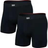 SAXX VIBE XTRA SOFT COMFORT 2PK Pohodlné boxerky, čierna, veľkosť