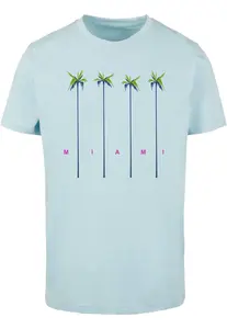 Pánské tričko Miami Palms oceánově modré