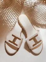 Dámske šľapky GOLDISH biele