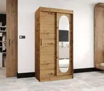 Šatní skříň Abi Royal Rozměry: 180 cm, Barva korpusu + barva dveří: Černá + Černá