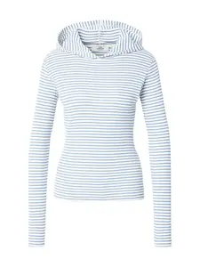 MADS NORGAARD COPENHAGEN Tričko  modrá / biela