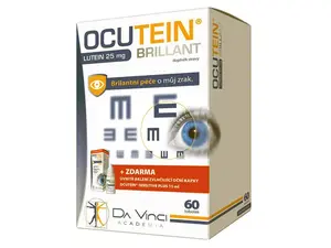 Ocutein Brillant Lutein 25mg DaVinci 60 tobolek +kapky