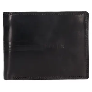 Pánská kožená peněženka Lagen Silaz - černá