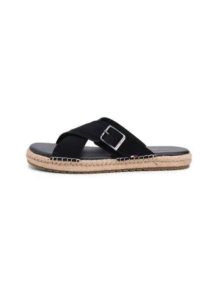 TOMMY HILFIGER Šľapky  čierna
