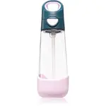 b.box Bottle with Straw láhev s brčkem Indigo Rose 600 ml