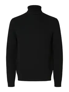 SELECTED Sveter 'SLHDane'  čierna