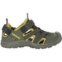 VIKING BY NORWAY ADVENTURE SANDAL 2V Detské outdoorové sandále, khaki, veľkosť