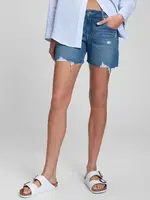 Modré dámske rifľové kraťasy GAP