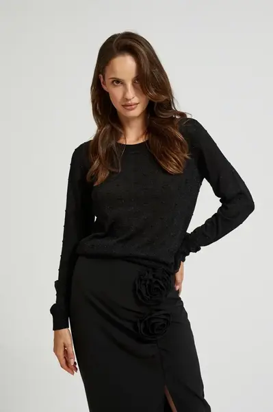 Marisse Women's Sweater Z-Sw-4533 Black