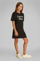 Dívčí šaty Calvin Klein Jeans černá barva, mini, IG0IG02912