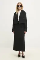 Bunda Answear.LAB dámská, černá barva, přechodná