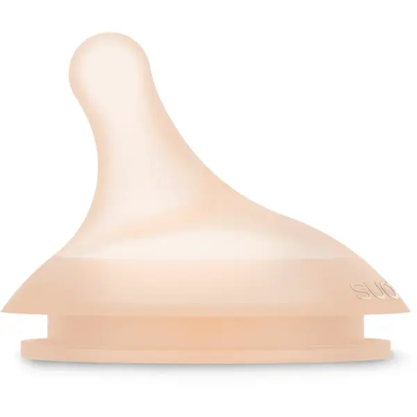 Suavinex Zero Zero Bottle Teat savička na láhev S Slow Flow 0 m+ 2 ks