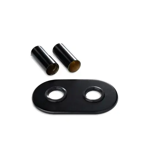 Rozety P.M.H. kov černá mat R823B