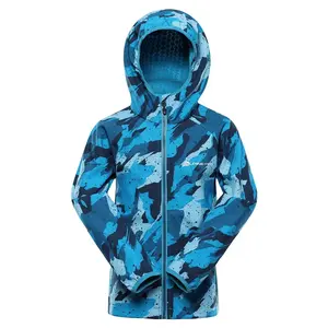 Dětská sofshellová bunda alpine pro hooro 2 modrá 164-170