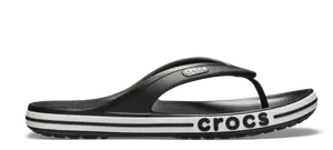 Unisex žabky crocs bayaband flip černá/bílá 41-42