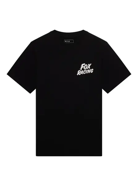 Fox pánské tričko Speed 195 Original SS Black | Černá | Velikost S | 100% bavlna