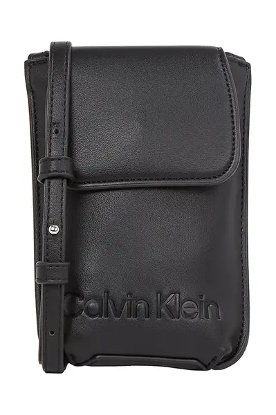 Dětská taštička Calvin Klein Jeans černá barva, IU0IU00695