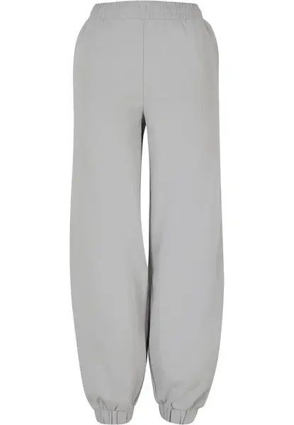 Women's high-waisted bio balloon sweatpants, light asphalt