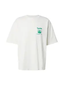 LEVI'S ® Tričko 'Half Sleeve Tee'  zelená / biela