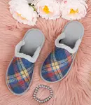 Dámské pantofle Natural Style NS-104 modro-šedé