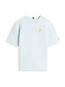 TOMMY HILFIGER Tričko  pastelovo modrá
