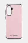 Obal na telefon Karl Lagerfeld Samsung Galaxy A56 růžová barva, KLHCSA56PSAFWMCP