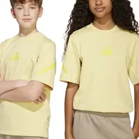 Tričko adidas zelená barva, s potiskem, JD0015