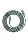 USB nabíjecí kabel Avolt Cable 1 / USB-C to USB-C / 2 m zelená barva