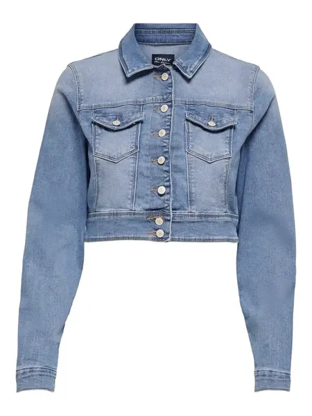ONLY Prechodná bunda  modrá denim