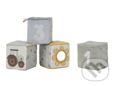 Sada plyšových kociek Farma - hra z kategorie Vzdělávací hry