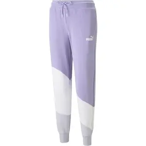 Puma POWER BRAPHIC PANTS TR CL Dámske tepláky, fialová, veľkosť