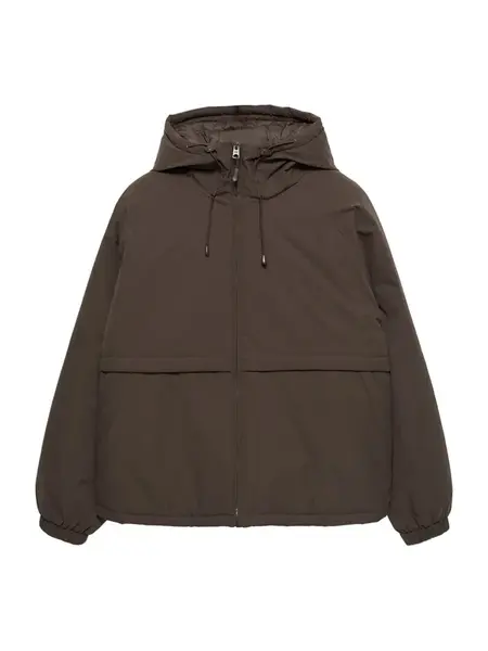 Pull&Bear Prechodná bunda  čokoládová