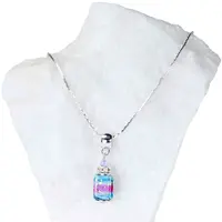 Lampglas Elegantní dámský náhrdelník Vivienne s perlou Lampglas s ryzím stříbrem NSA22