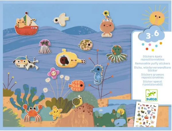 Samolepkové tvoření Prázdniny