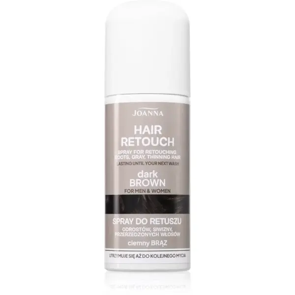 Joanna Hair Retouch Spray sprej pro zakrytí šedin Dark Brown 75 ml