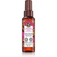 Yves Rocher Bain de Nature parfémovaný sprej na tělo a vlasy pro ženy Argan & Rose Petals 100 ml