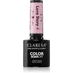 Claresa SoakOff UV/LED Color Love Story gelový lak na nehty odstín 4 5 g