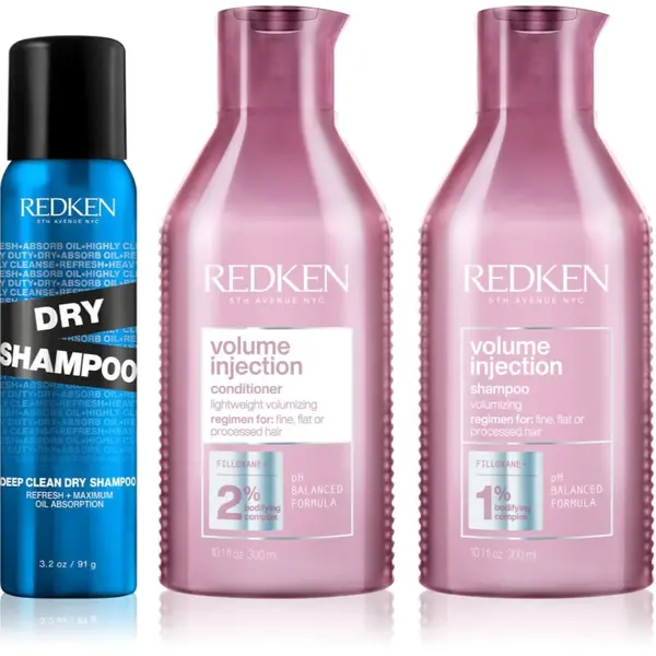 Redken Volume Injection výhodné balení pro objem vlasů